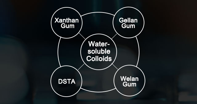 Water-soluble colloids  